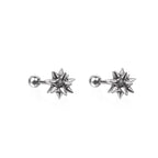 Ear Studs Externally Threaded Stainless Steel Ear Studs