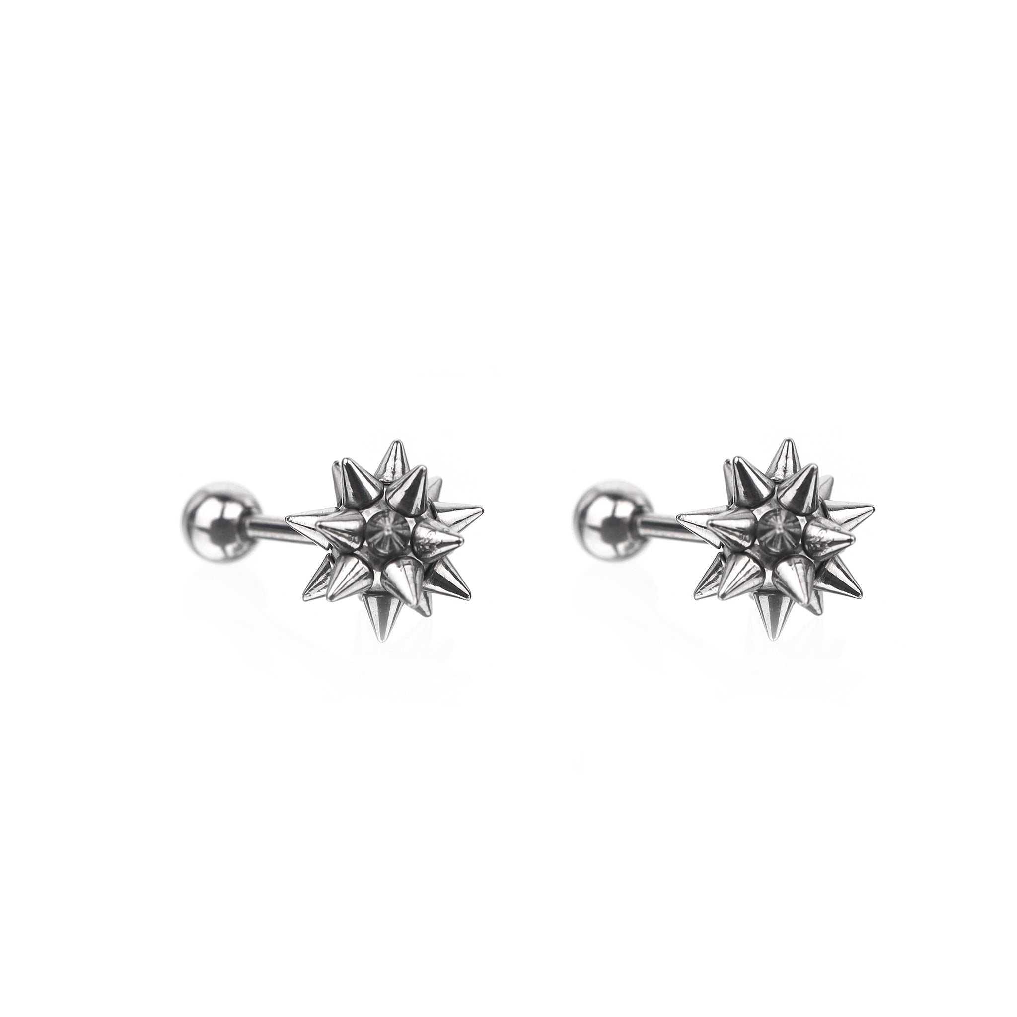 Ear Studs Externally Threaded Stainless Steel Ear Studs