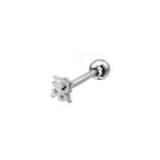 Oriental Symbol stainless steel tongue stud