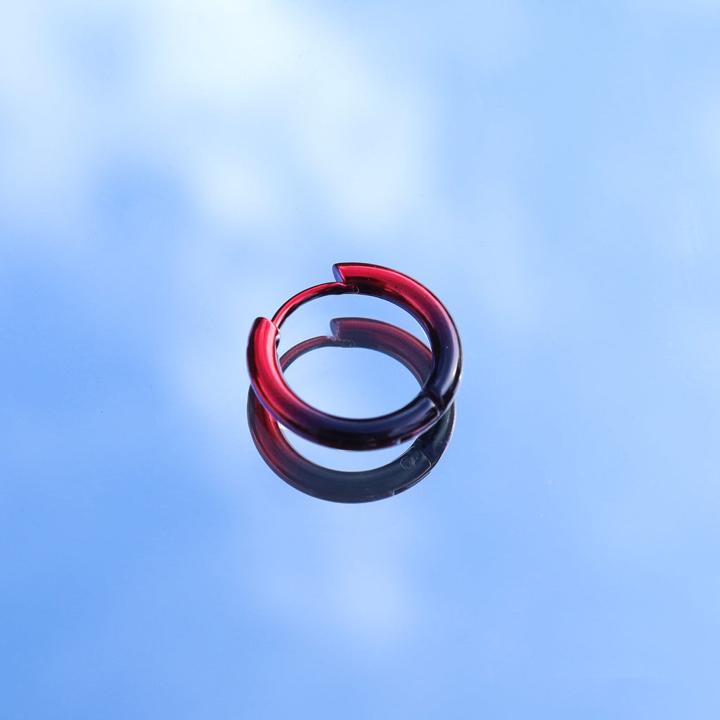 Gradient Color Stainless Steel Earrings