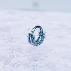 Double Ball Titanium Segment Hoop