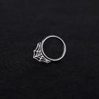 16G Cobweb Septum Stainless Steel Ring