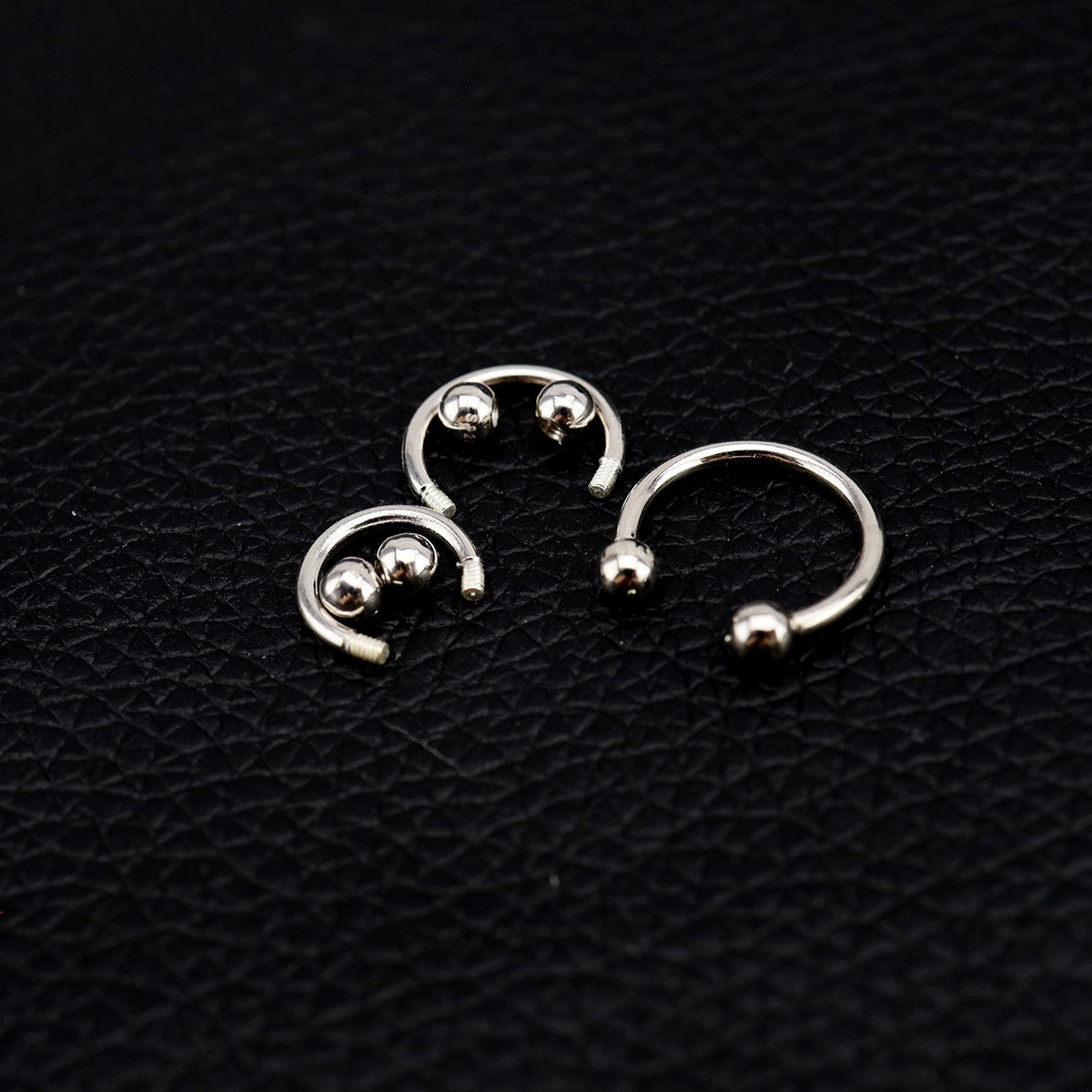 Classic S925 Sterling Silver Horseshoe Rings