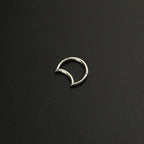 Moon stainless steel Segment Hoop