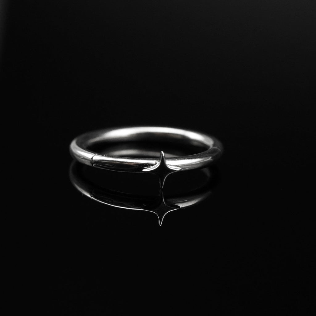 Four-Point Star stainless steel Segment Hoop