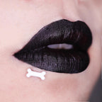 Cute Mini Bone Stainless Steel Internally Threaded Lip Ring