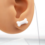 Cute Mini Bone Stainless Steel Internally Threaded Lip Ring