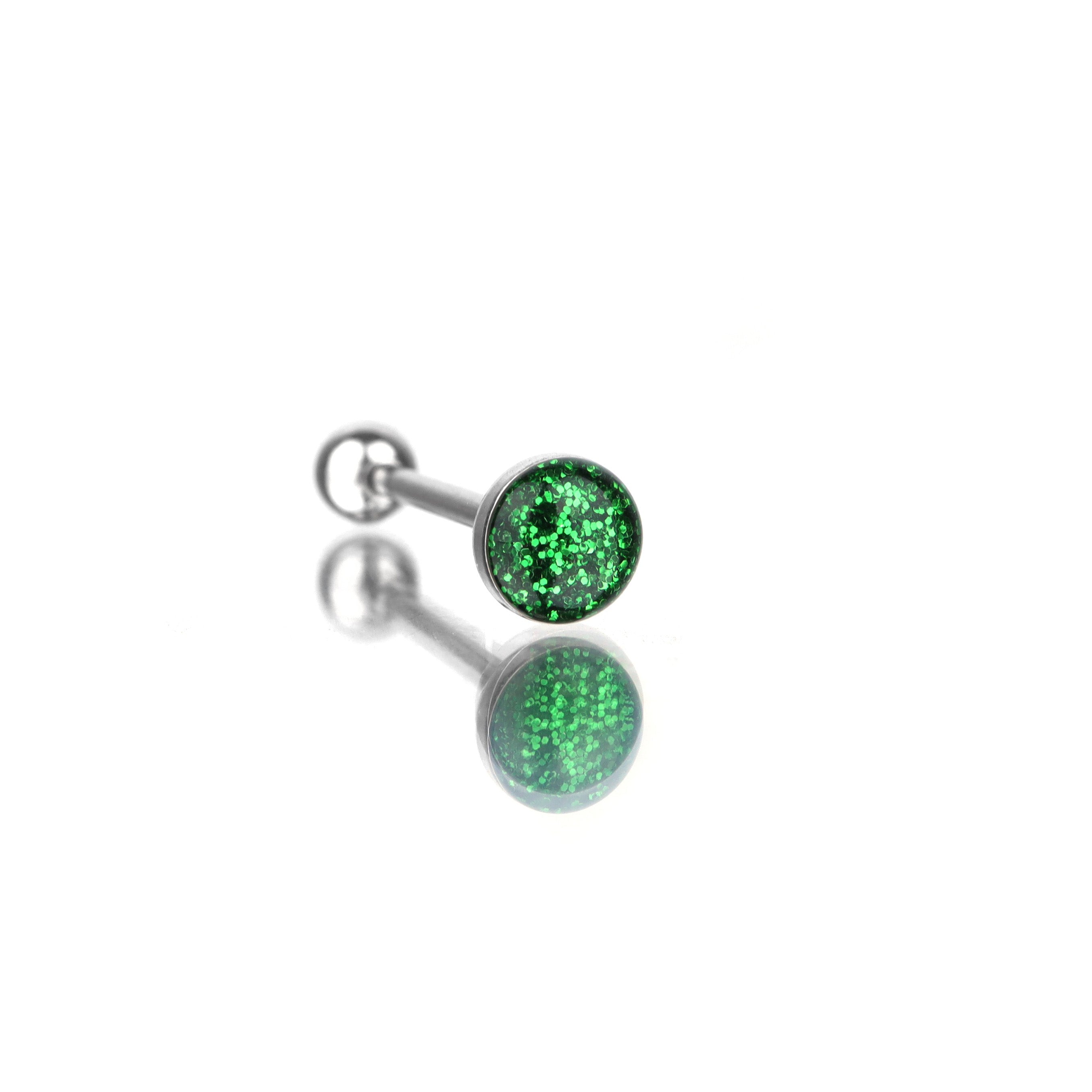 Slick glitter Resin Oil tongue nail