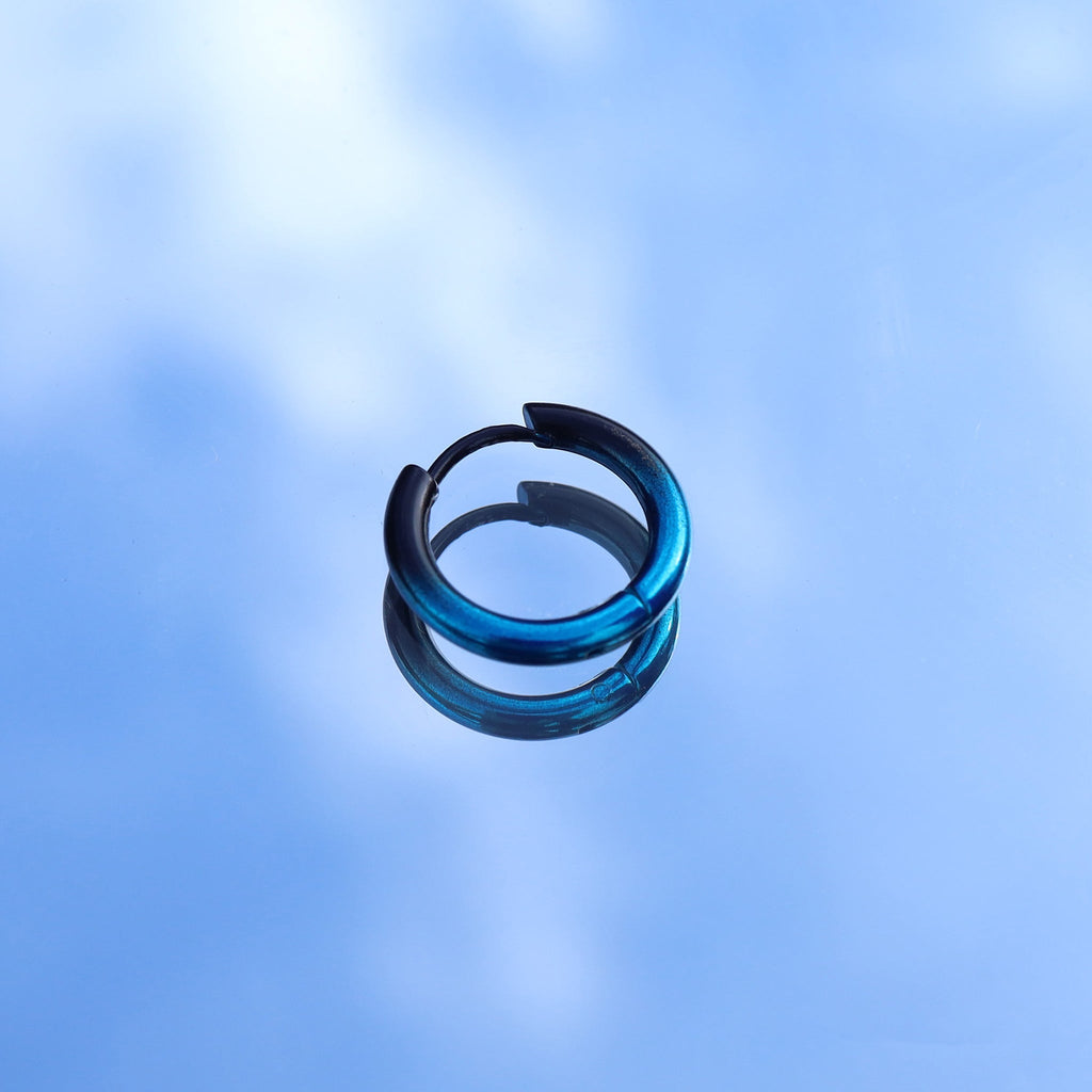 Gradient Color Stainless Steel Earrings