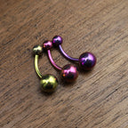 Classic Externally Threaded Titanium  Belly Ring