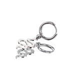 Snake Pendant Stainless Steel Earrings
