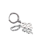 Snake Pendant Stainless Steel Earrings