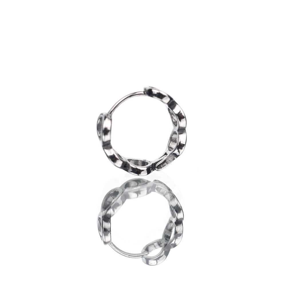 Punk Hoop Stainless Steel Earrings