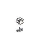 Cute Cat Paw Internally Threaded Stainless Steel Lip Ring