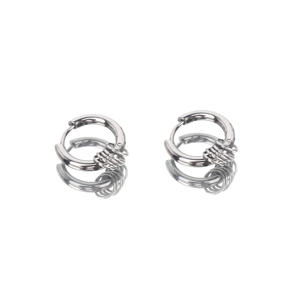 Small Hoop Stainless Steel Earrings