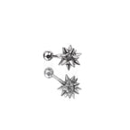 Ear Studs Externally Threaded Stainless Steel Ear Studs