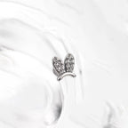 CZ Bunny Ear Stainless Steel Ear Studs