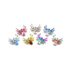 Crystal Spider Titanium Ear Studs