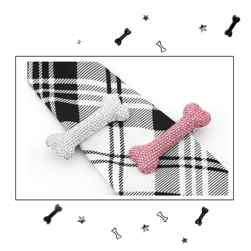 Oversize Full-Crystal Bone Hair Clip