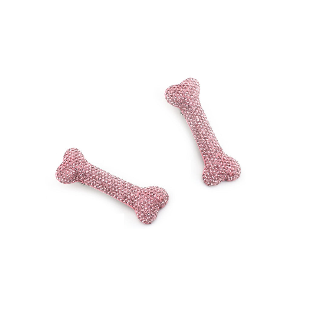 Oversize Full-Crystal Bone Hair Clip