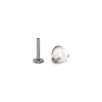 Pearl Internally Threaded Titanium Ear Studs
