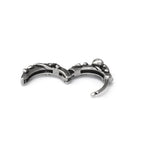 3D Rose Stainless Steel Earrings