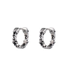 Star & Chain Stainless Steel Earrings