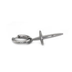 Minimalist 3D Large Cross Stainless Steel Earrings