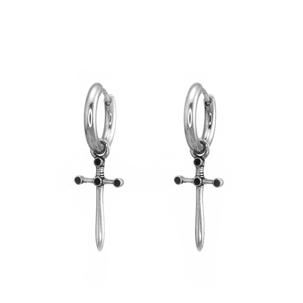 Minimalist Dagger Stainless Steel Earrings