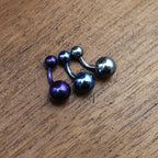 Classic Externally Threaded Titanium  Belly Ring