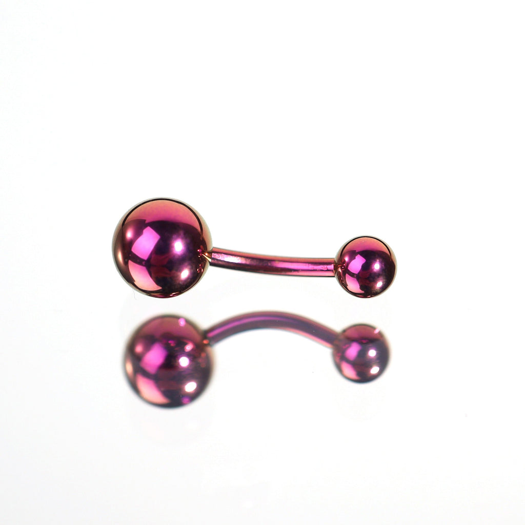 Classic Internally Threaded Titanium Belly Ring