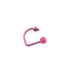 16G Opal Spike Titanium U-Ring