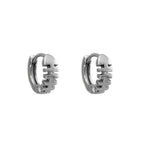 Fishbone Stainless Steel Earrings