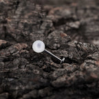 Pearl Internally Threaded Titanium Ear Studs