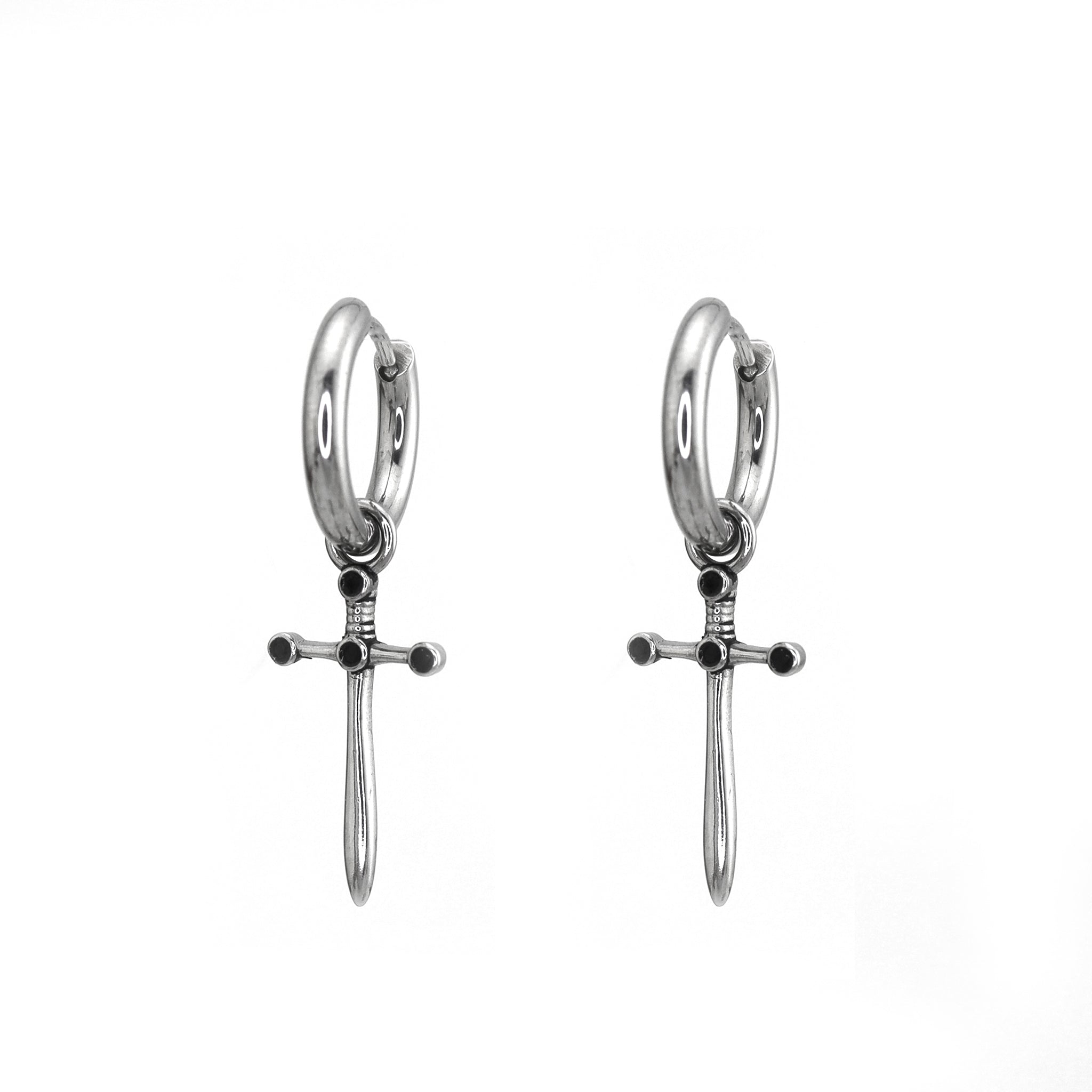 Dagger Statement stainless steel Earrings