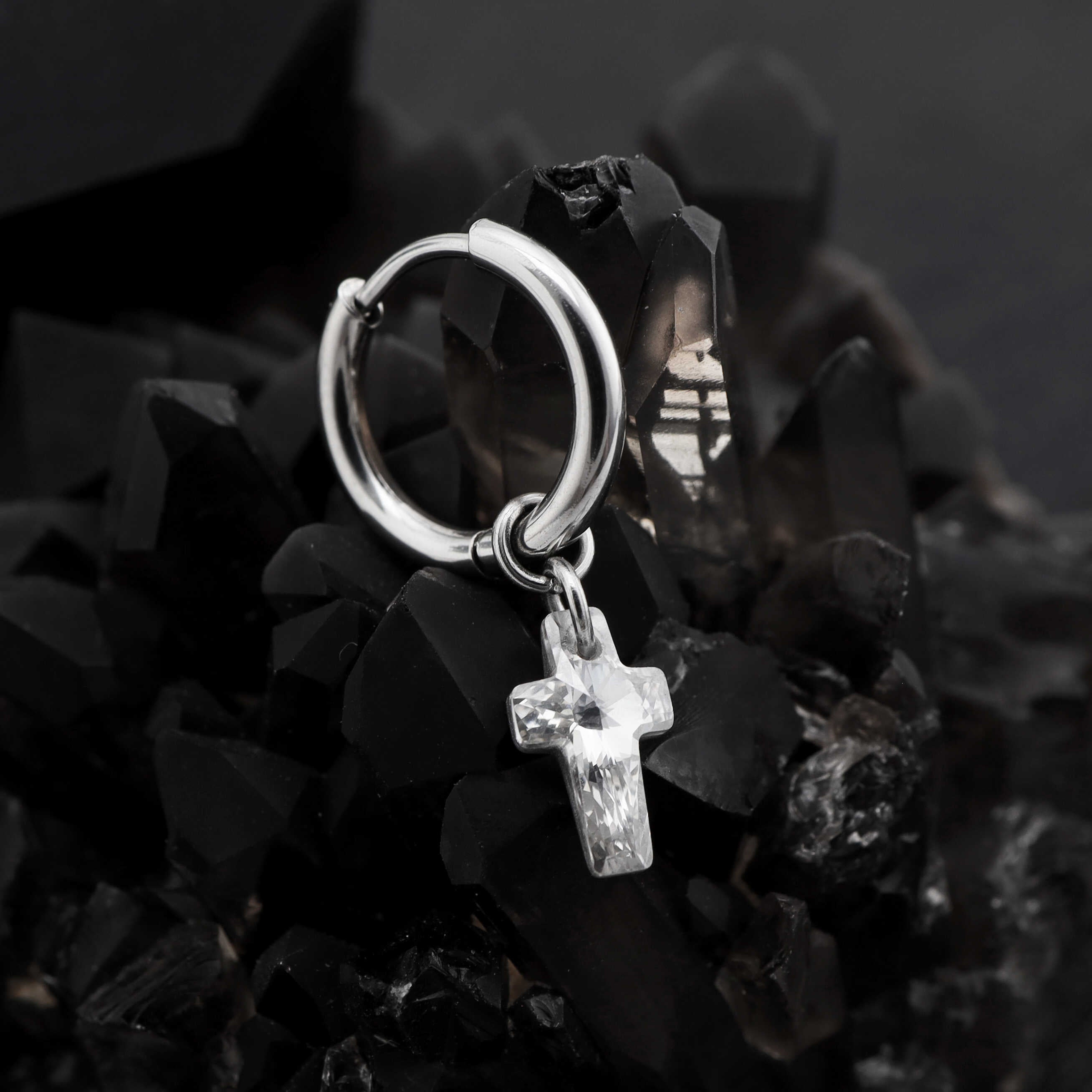 CURX - Cross CZ stainless steel Earrings