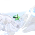 3D Engraved Pentagram Internally Threaded Titanium Studs