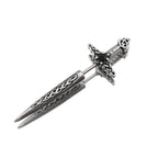 Engraved Dark Fantasy Dagger stainless steel Studs
