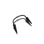 Black & White Fangs  Dracula  Stainless Steel Canine Spike Barbell