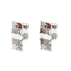 CZ Gift Box stainless steel Ear Studs