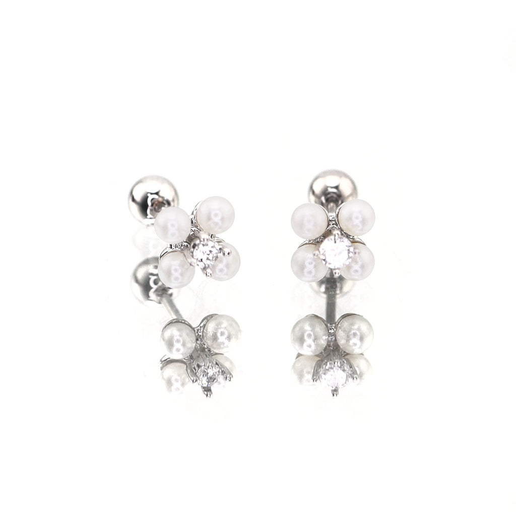 Pearl & Clover stainless steel Ear Studs