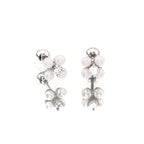 Pearl & Clover stainless steel Ear Studs