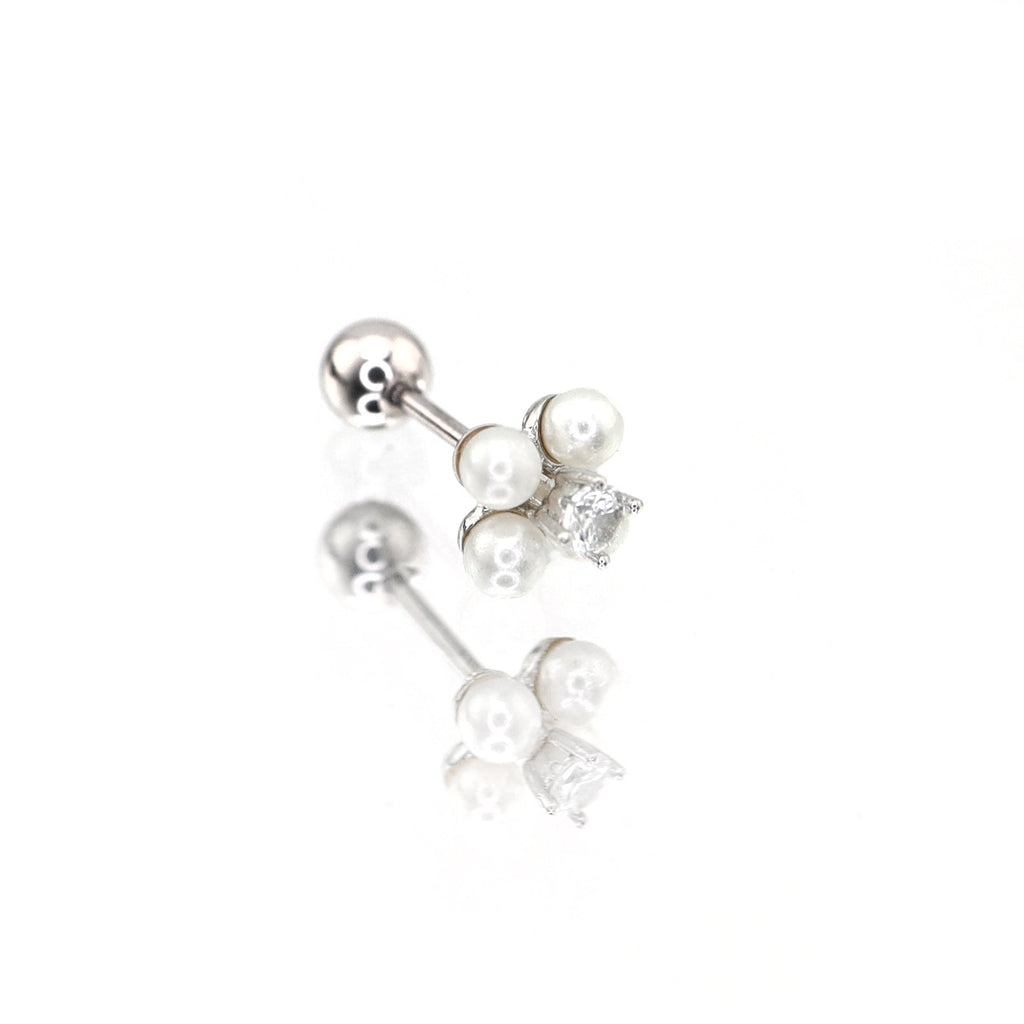 Pearl & Clover stainless steel Ear Studs