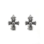 Chrome Hearts Style Cross Stainless steel Earrings