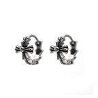 Chrome Hearts Style Cross Stainless steel Earrings