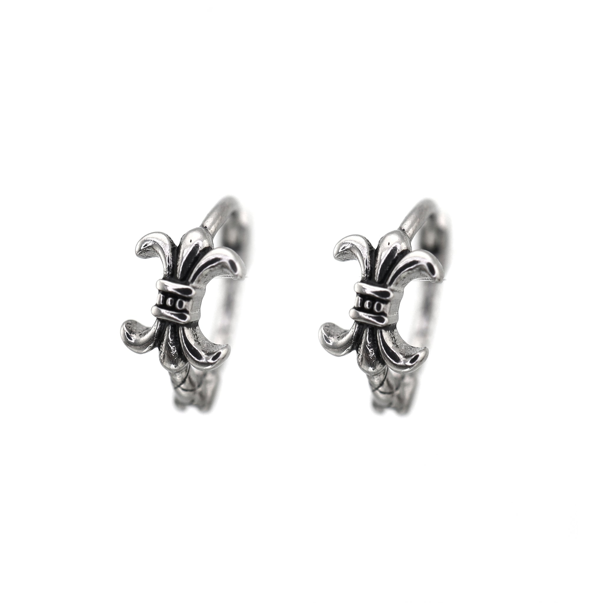 Vintage Anchor & Cross tainless steel Earrings