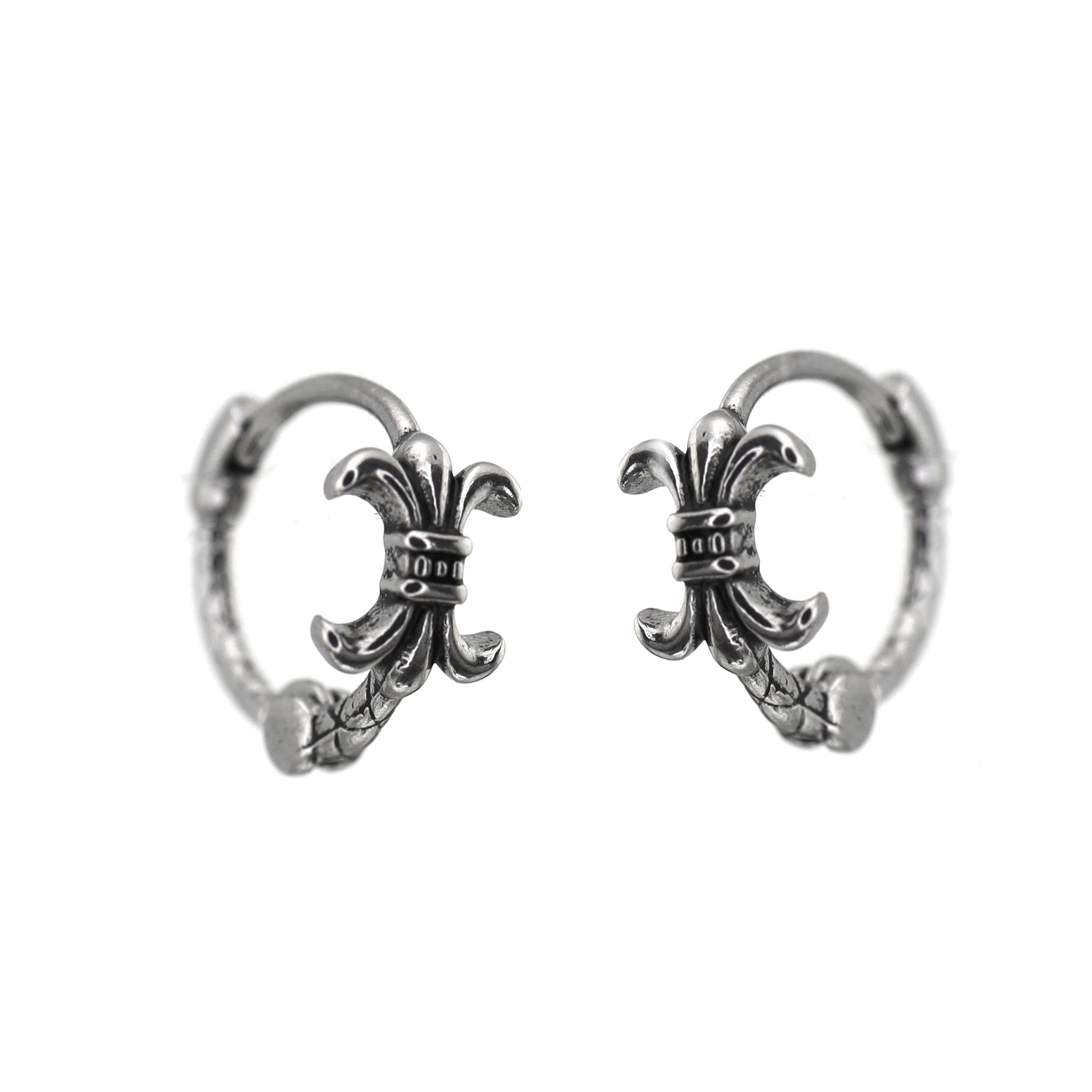 Vintage Anchor & Cross tainless steel Earrings