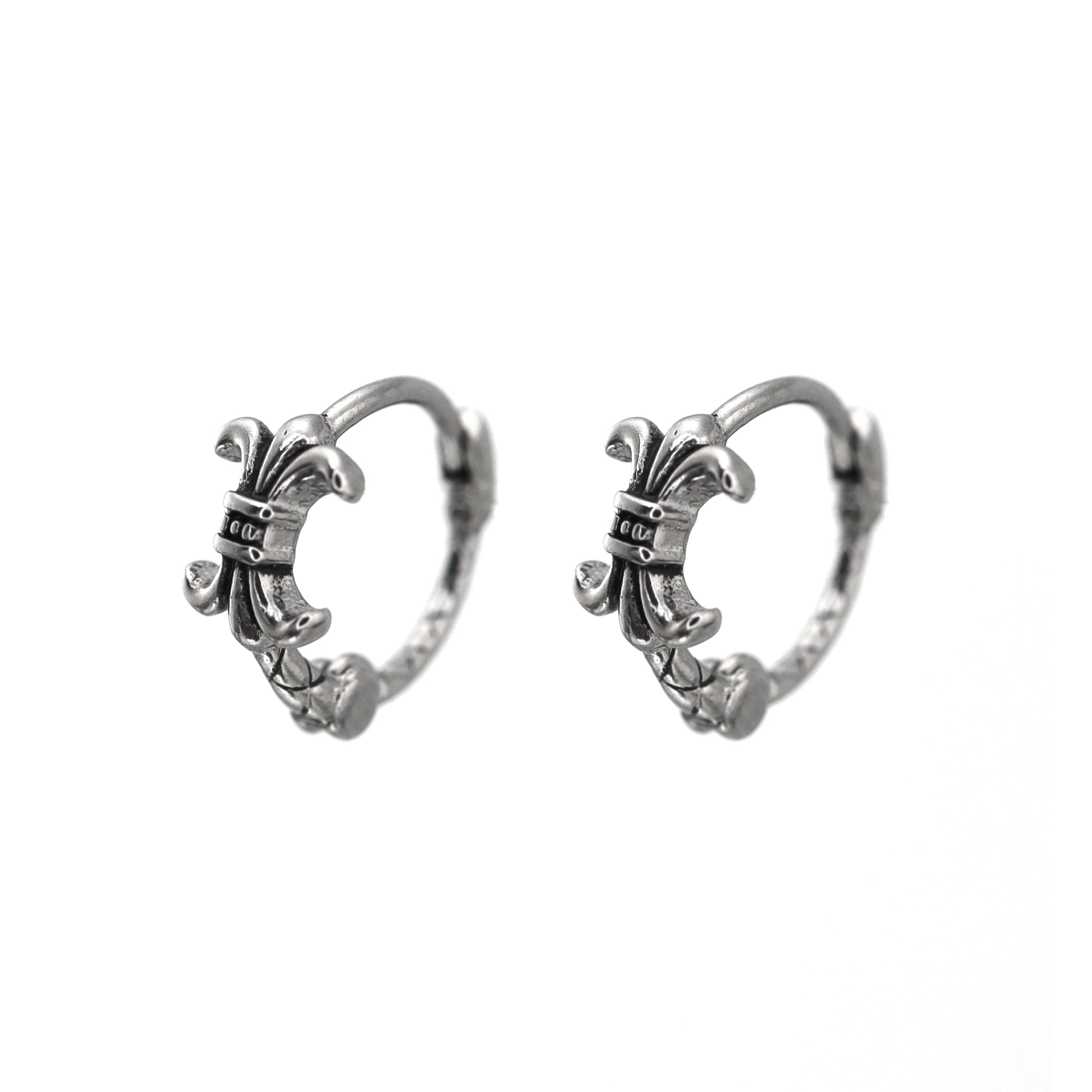 Vintage Anchor & Cross tainless steel Earrings