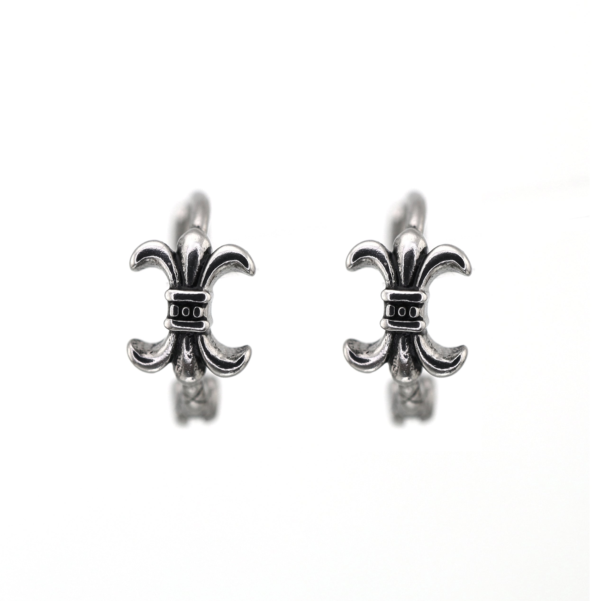 Vintage Anchor & Cross tainless steel Earrings