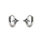 Openwork Four-Point Star tainless steel Earrings